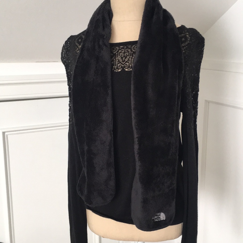North Face Black Denali Thermal Scarf, One Size